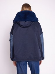 Marilou Parka Bleue Capuche