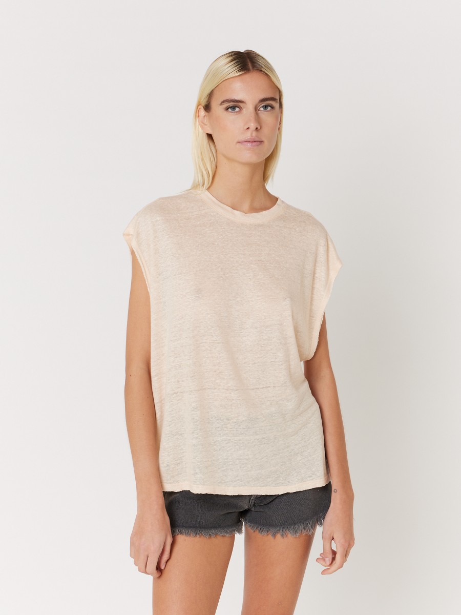EMO | T-shirt en lin sans manches