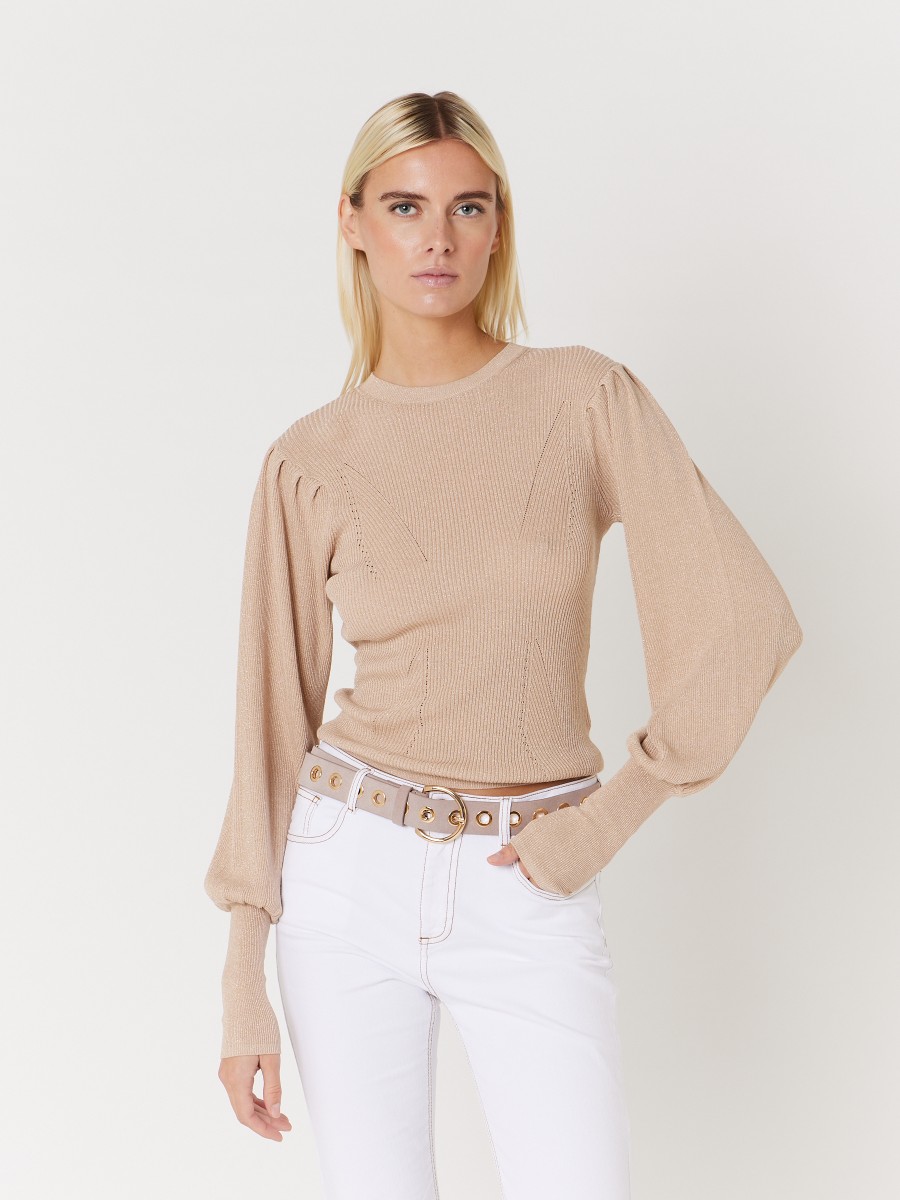 AREX I Long puff sleeve sweater