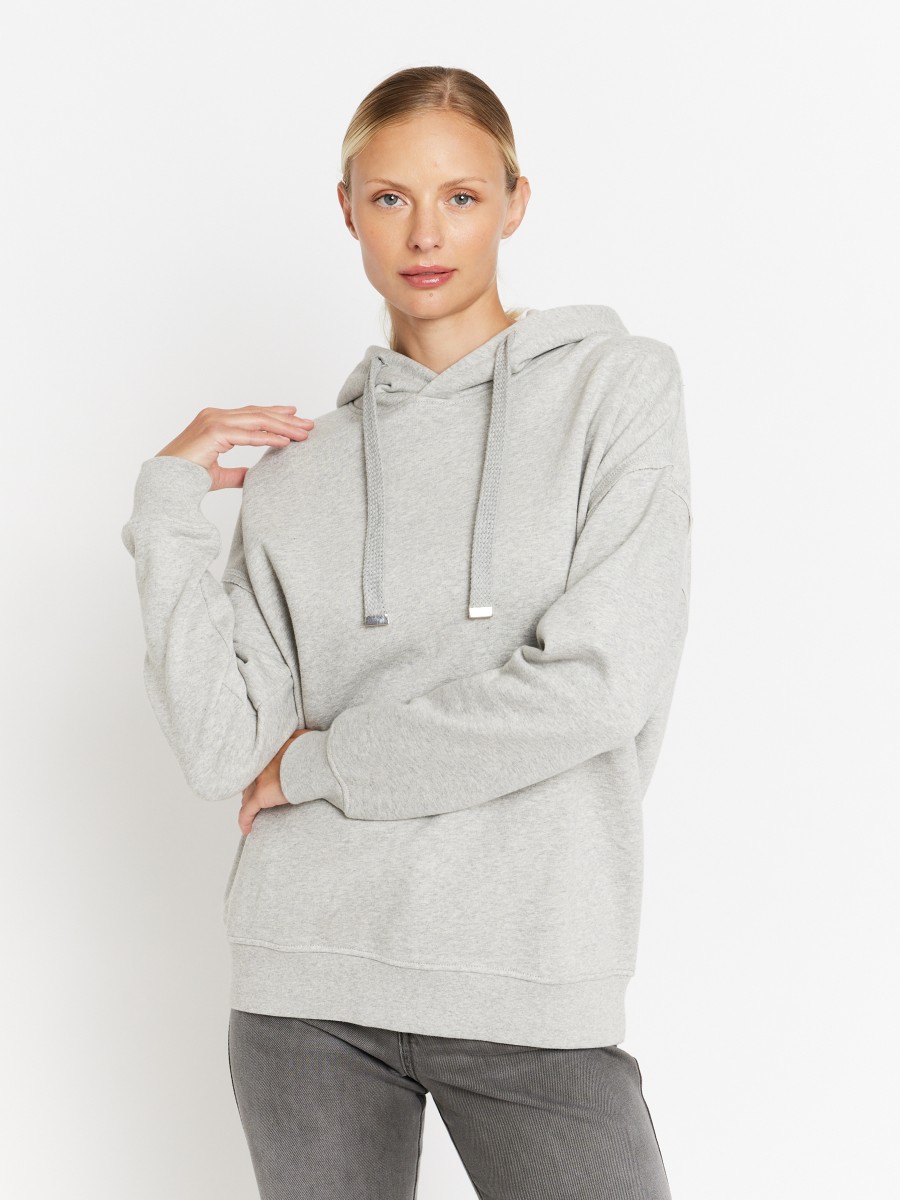 DAPHNE | Grey hoodie with wings on back