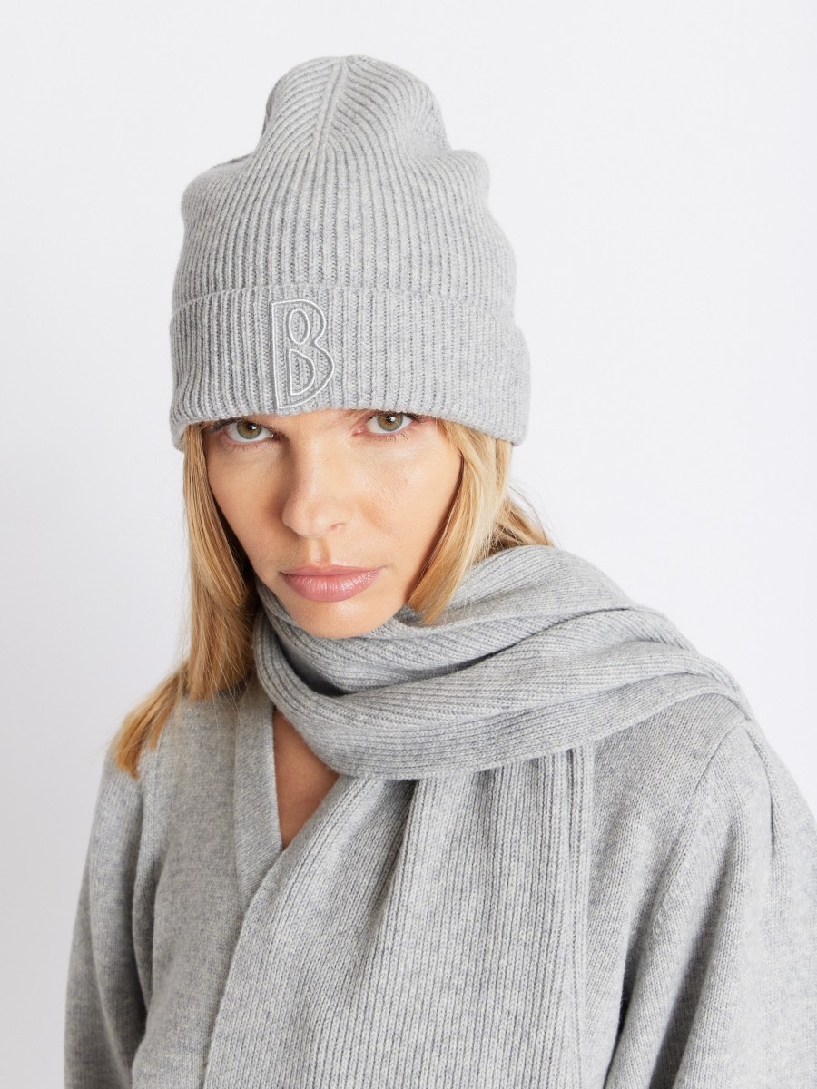 OLINA | Grey wool beanie