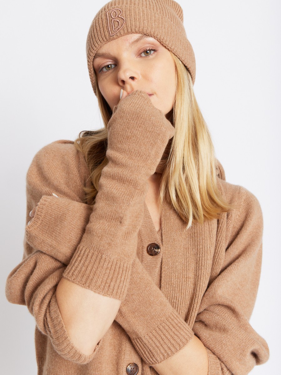 OLIVIA | Camel wool mittens