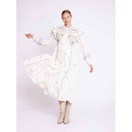 Robe longue coton discount blanche