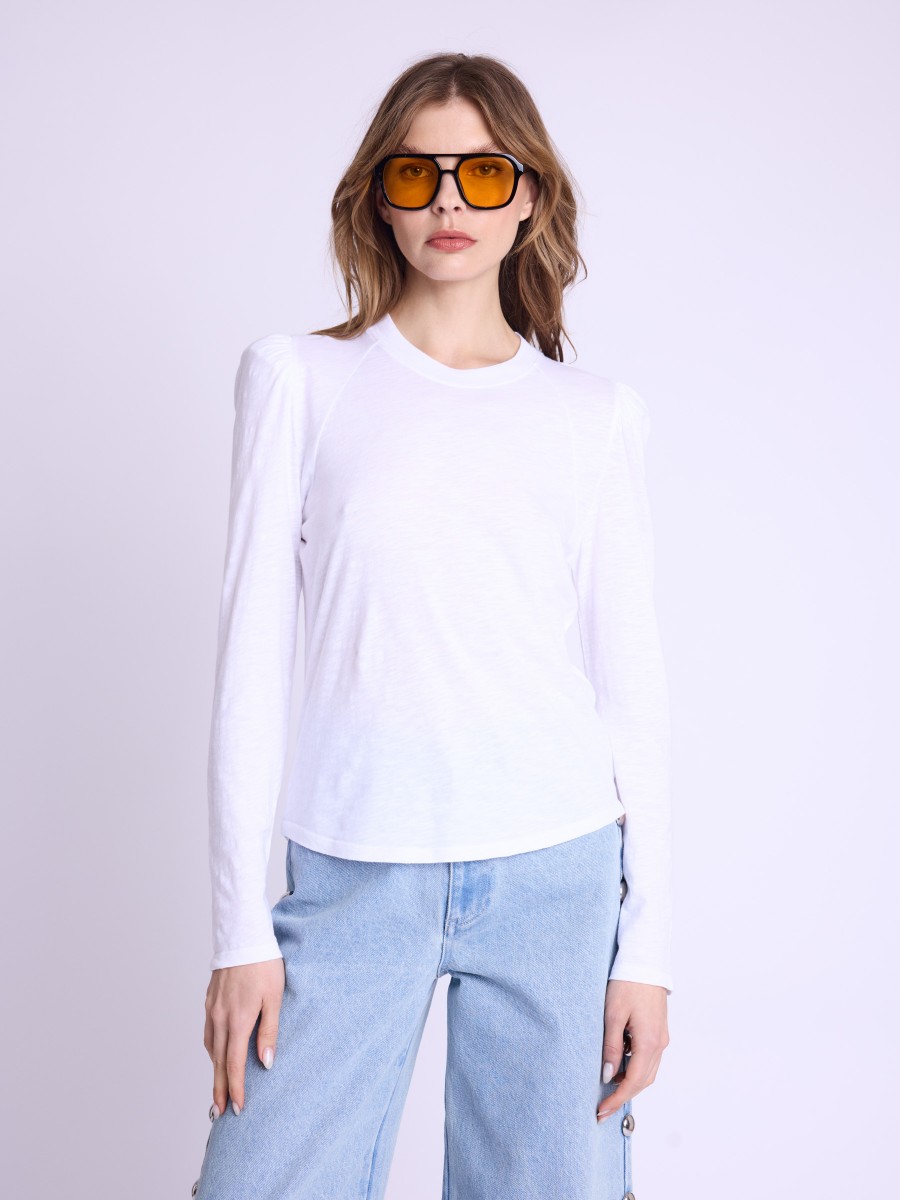 EULALIE | White cotton T-shirt
