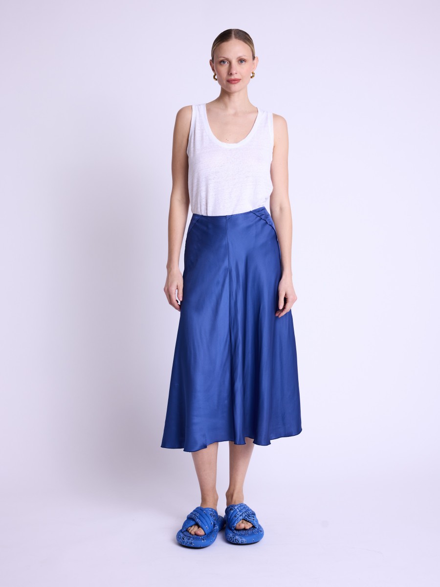 JOCELYN | Long skirt blue