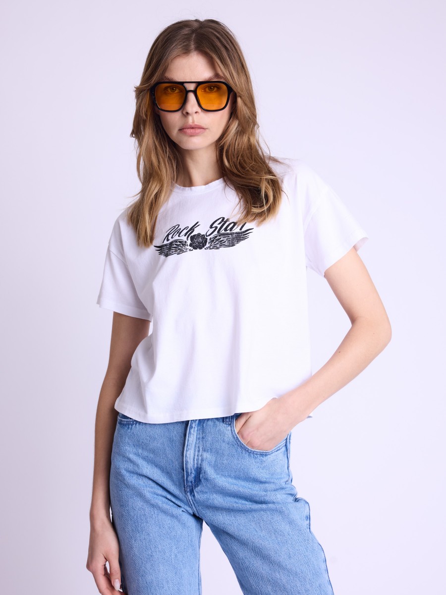 ETERNEL | Camiseta blanca de algodón