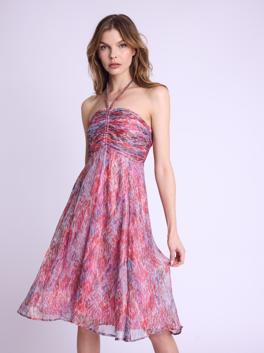 RITA | Fluid lurex dress