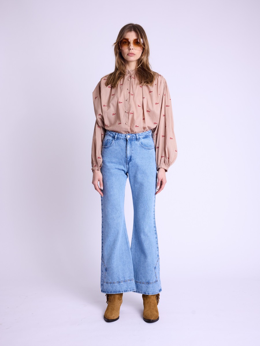 ODESSASTUDS | Flare jeans with studs