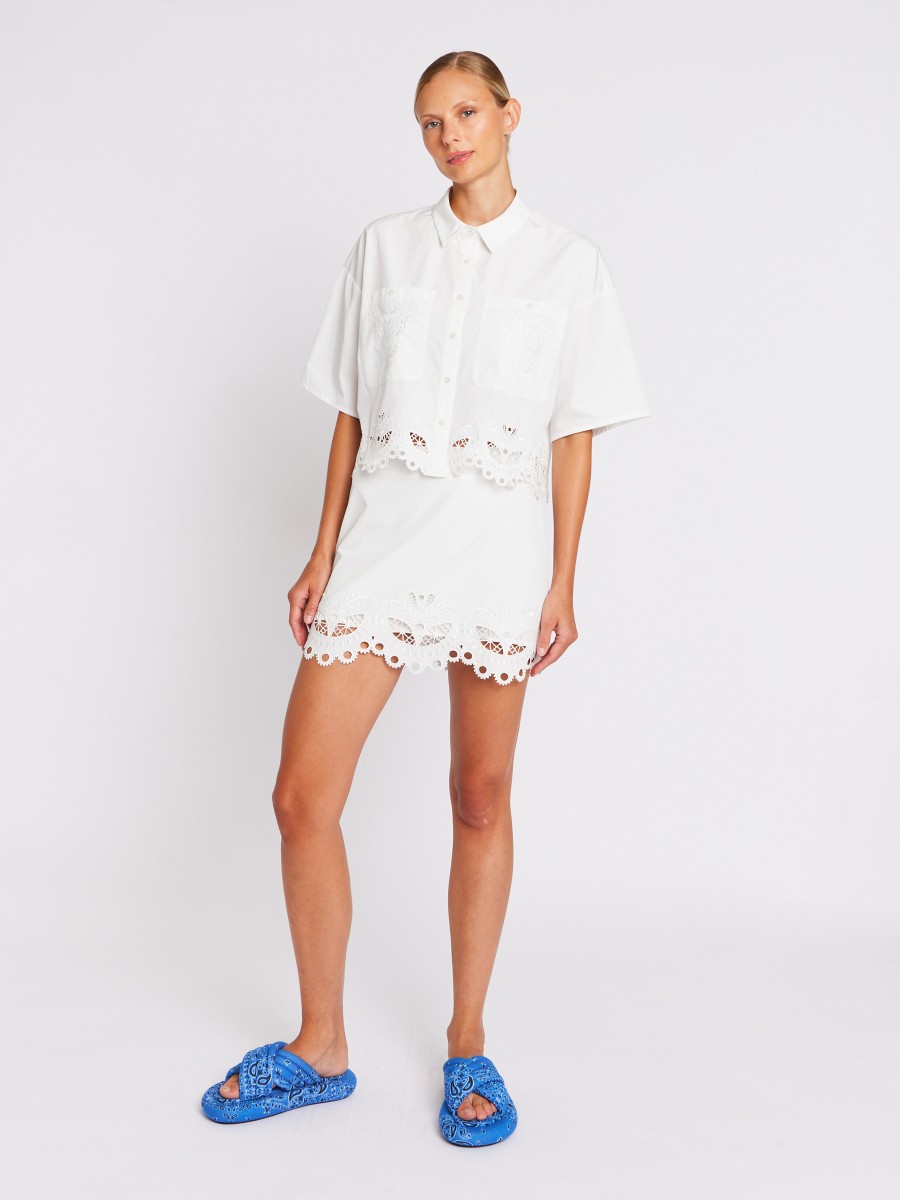 JANAE | Short white skirt