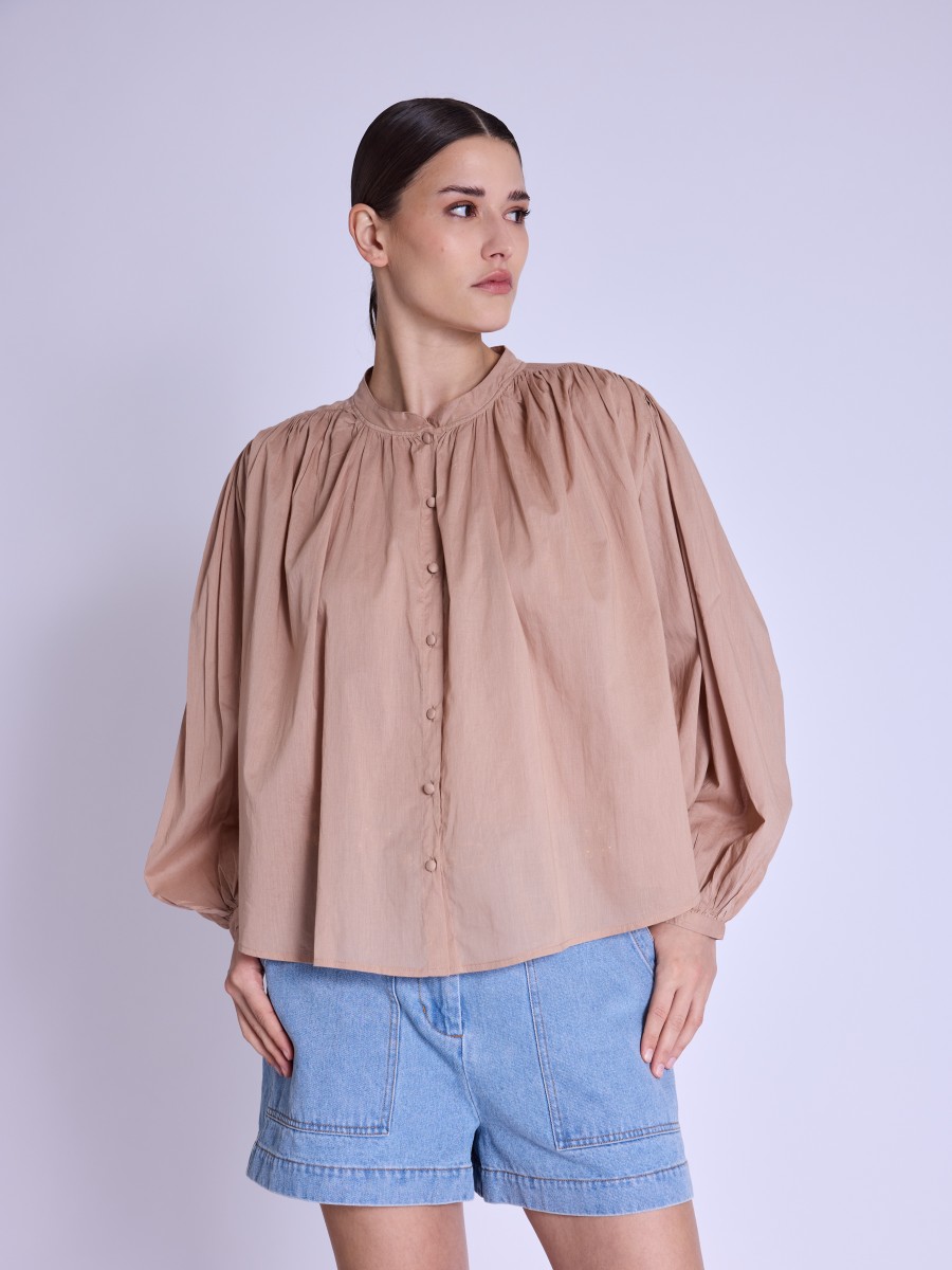COUNTRY | Chemise oversize nude