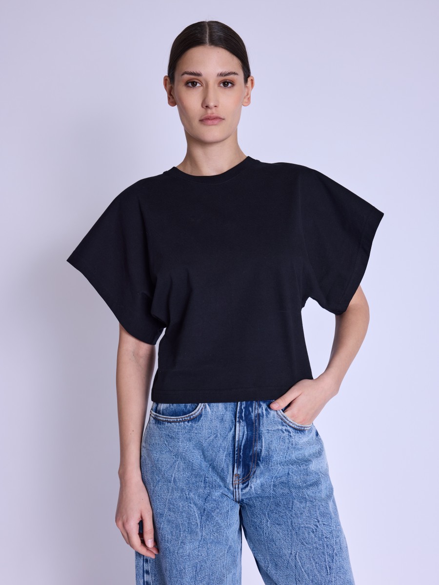 Camiseta EDENA | Camiseta kimono negra