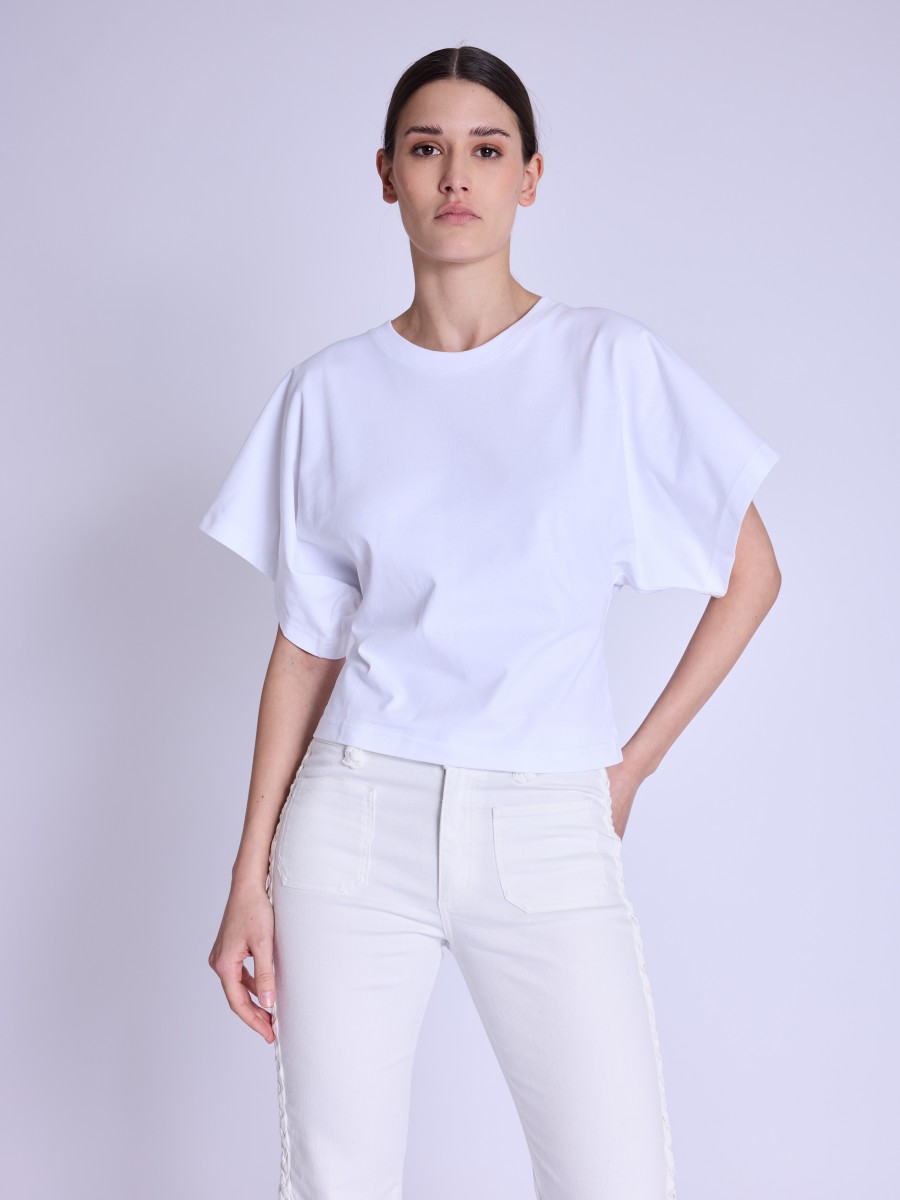 EDENA | T-shirt blanc style kimono