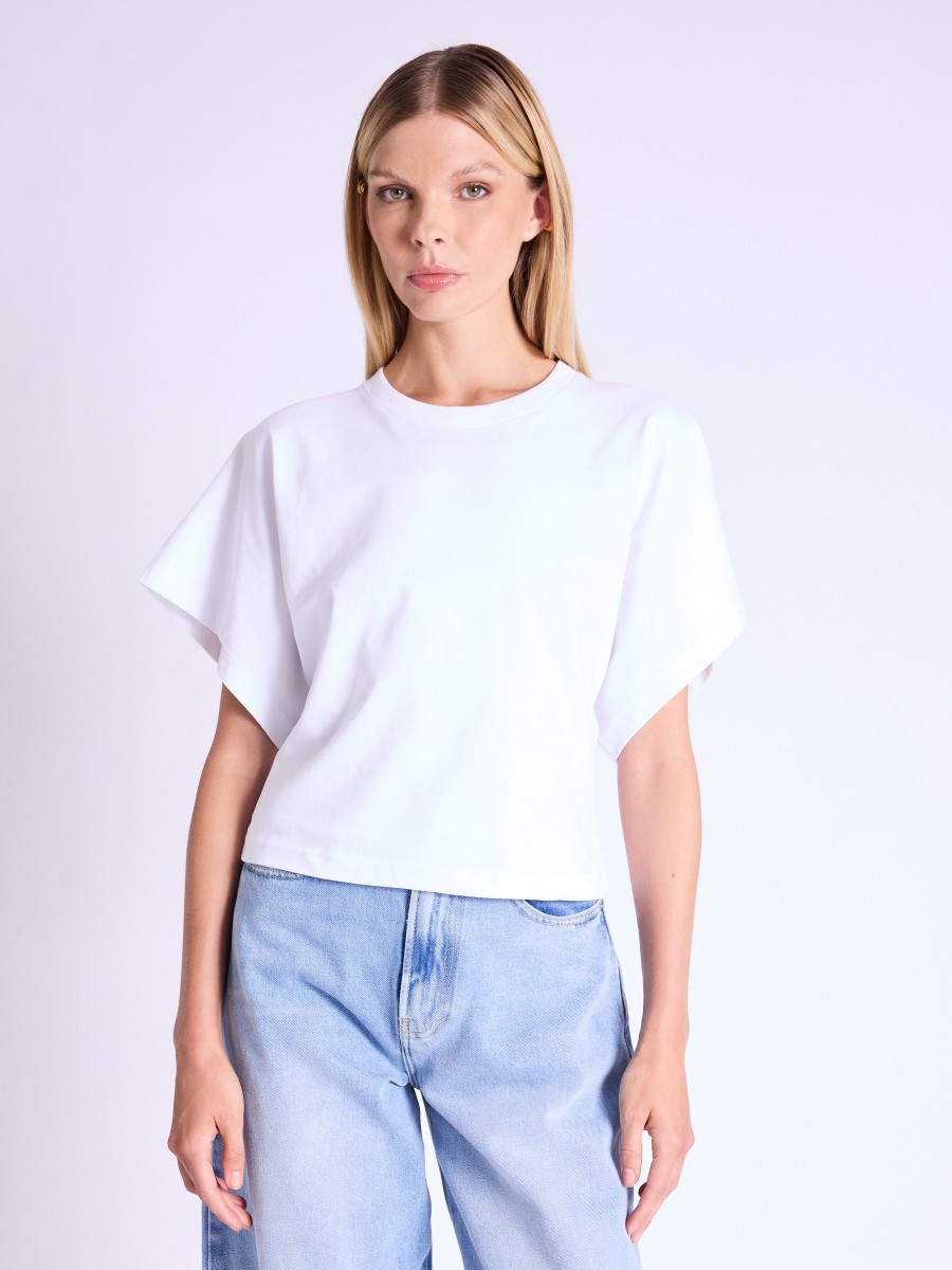 T-shirt EDENA | T-shirt blanc style kimono