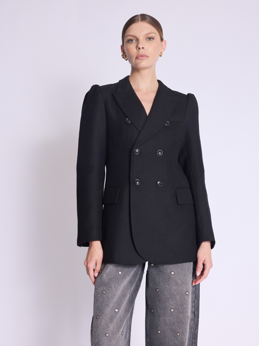 VANITY suit |Black suit with shoulder pads