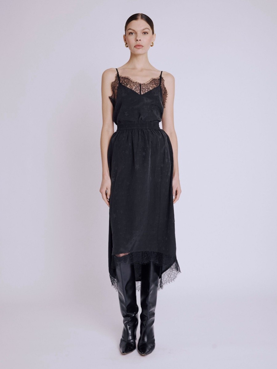 JUDE skirt  | Long black lace skirt