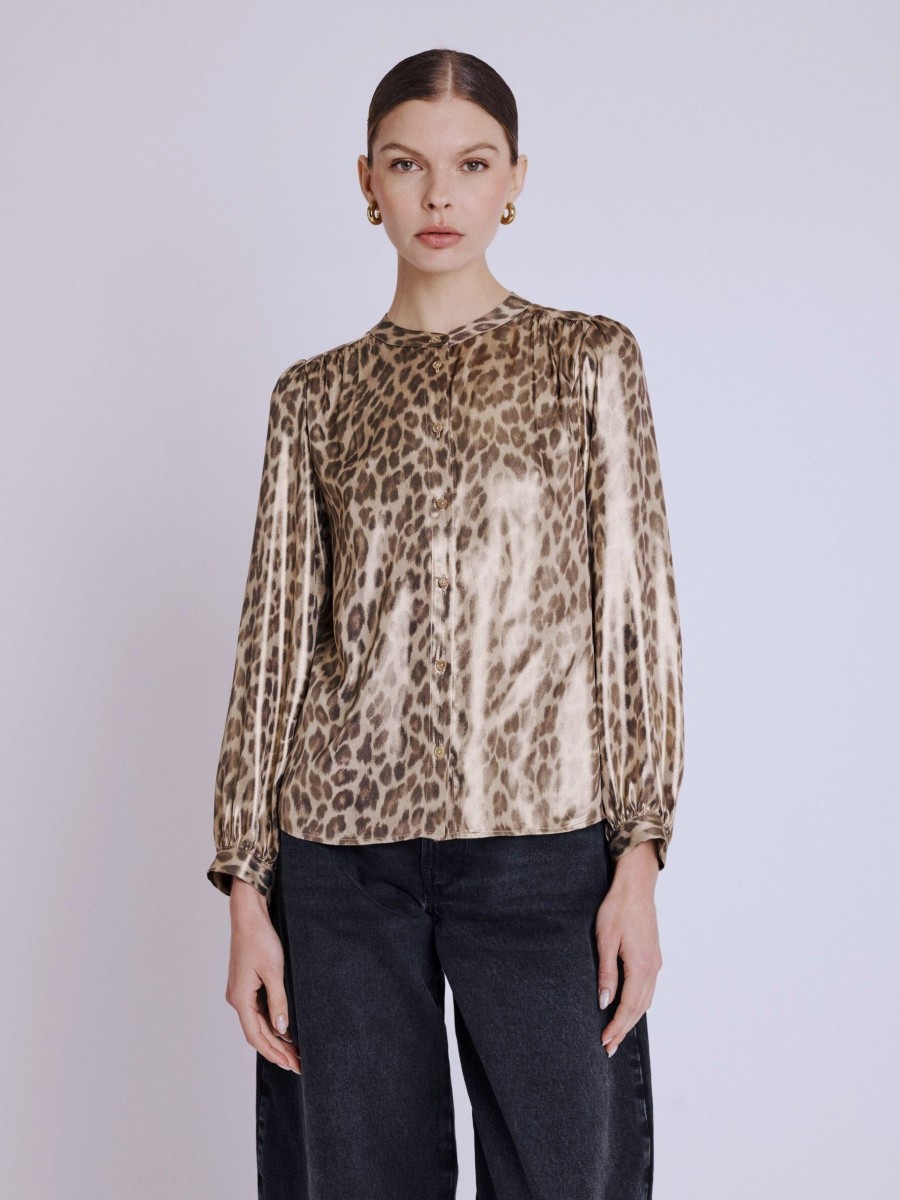 CYRILE shirt | Long-sleeved leopard-print shirt