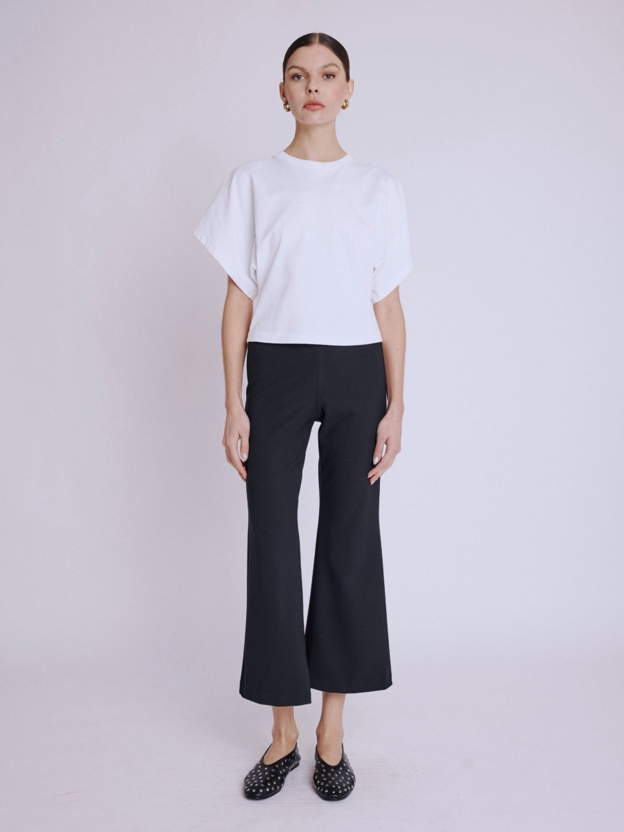 POPPY Pants | Black high-waisted flared pants