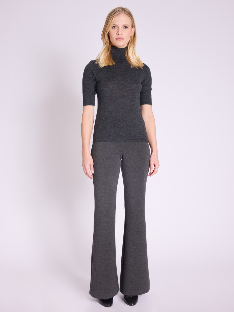 POPPY Pants | Gray flared pants