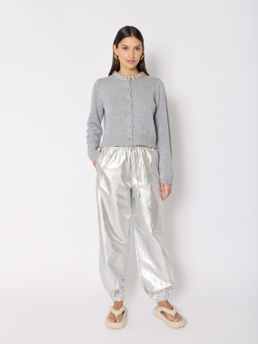 PANSY | Silver balloon pants