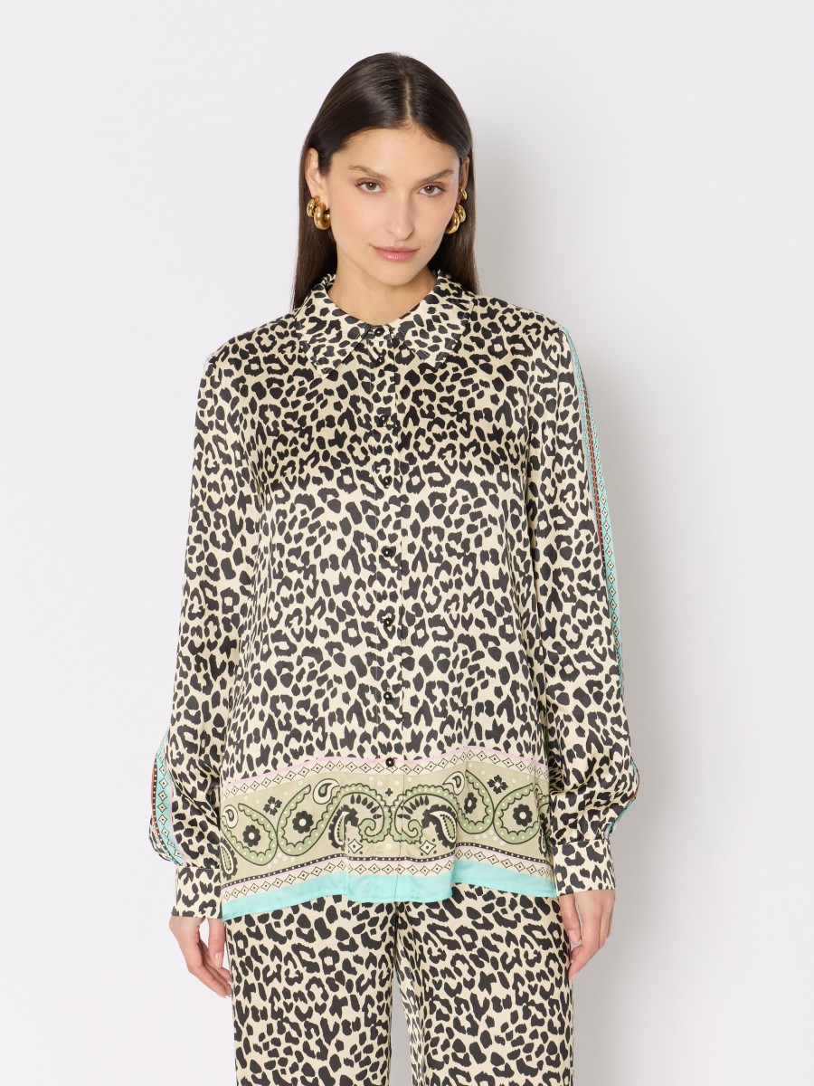 CALIJUNGLE | Jungle print viscose shirt