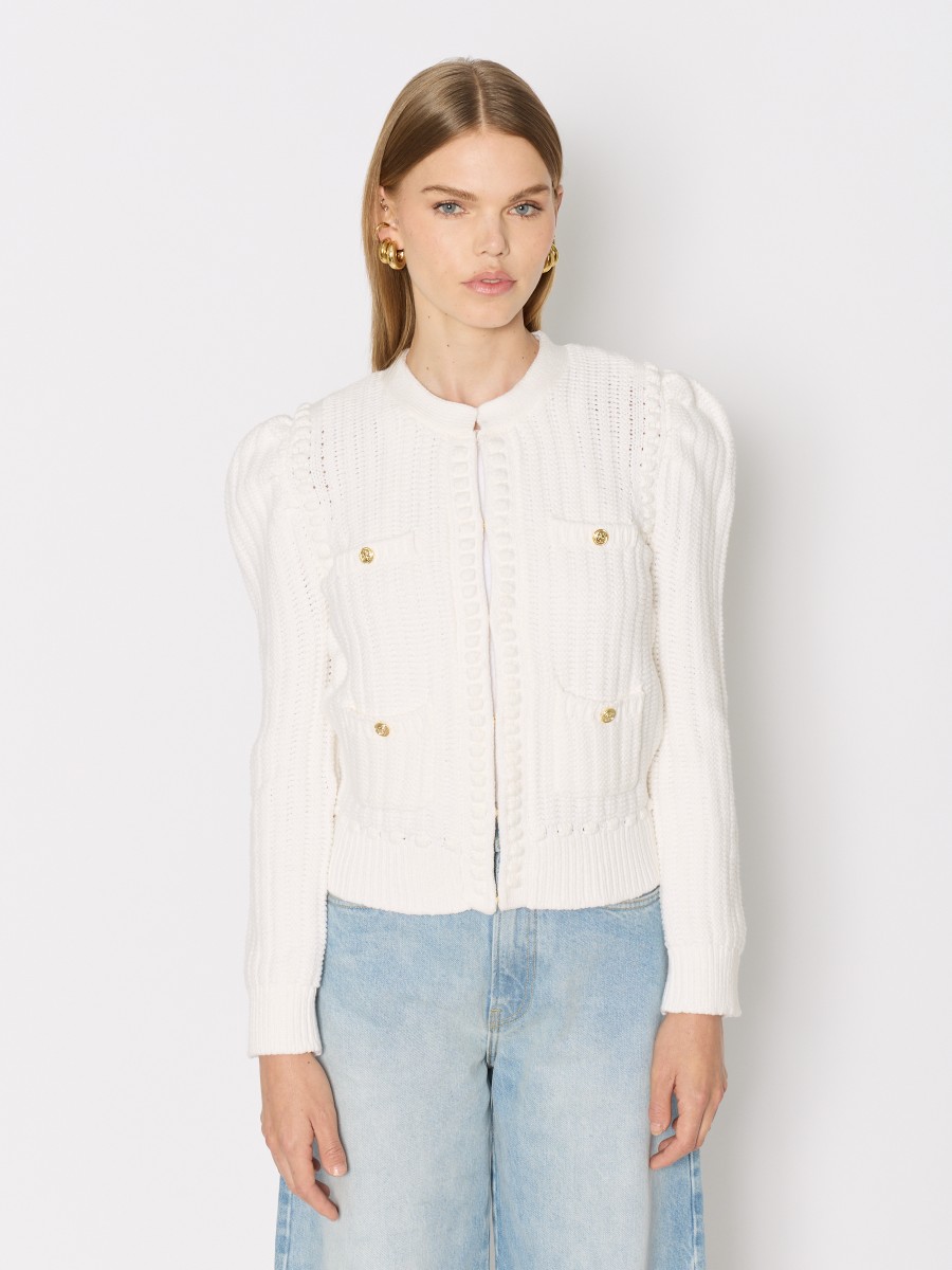 MGEMMA | Cardigan col rond et manches 3/4