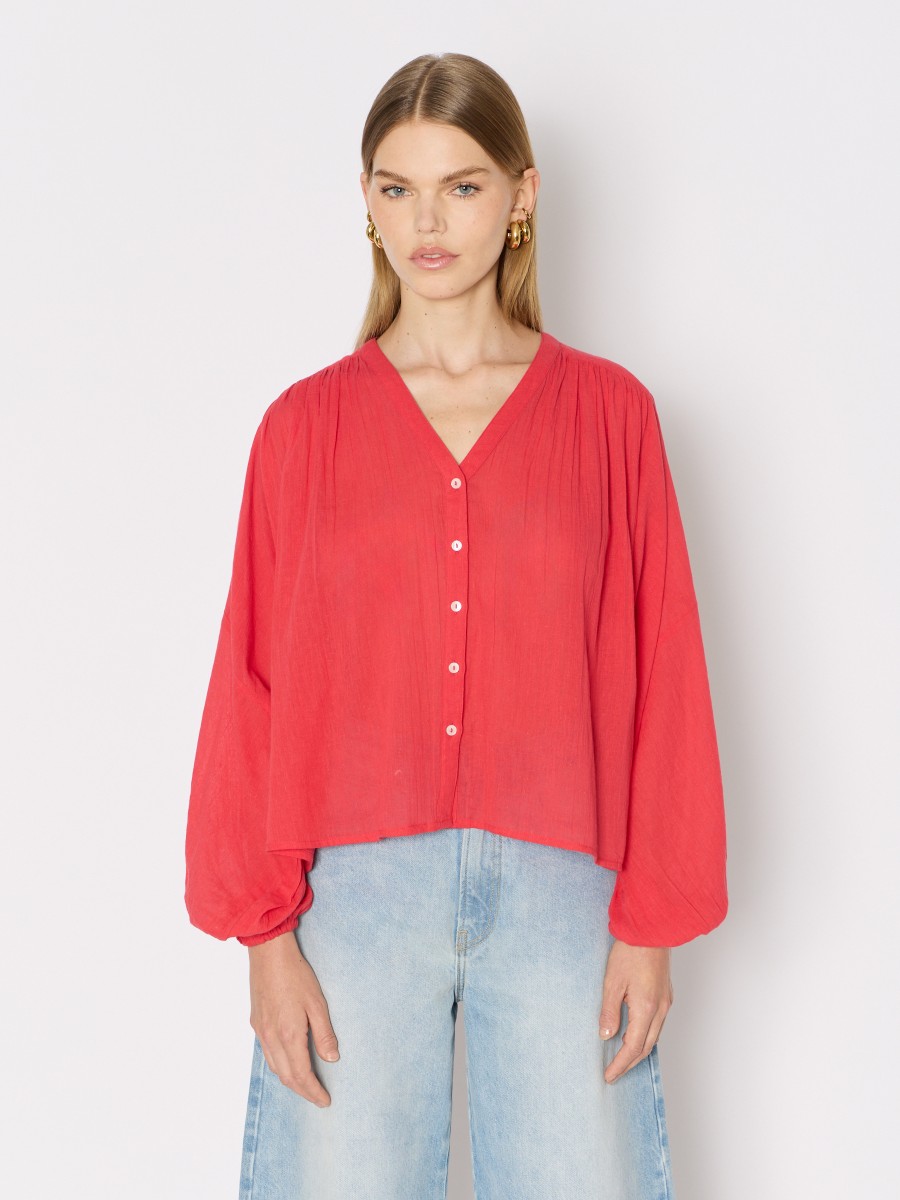 CREEK | Chemise ample et fluide corail