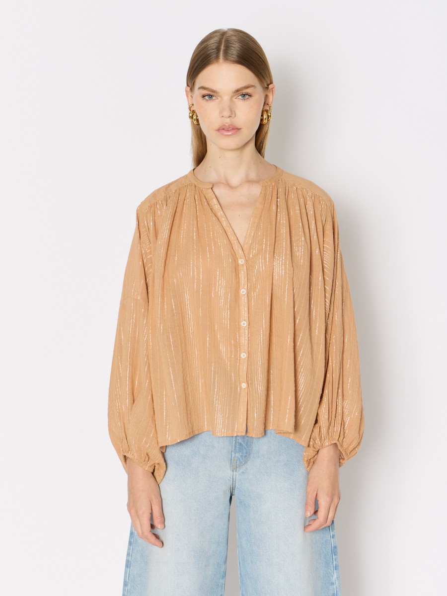 CREEKLUREX | Loose and flowing shirt with lurex threads